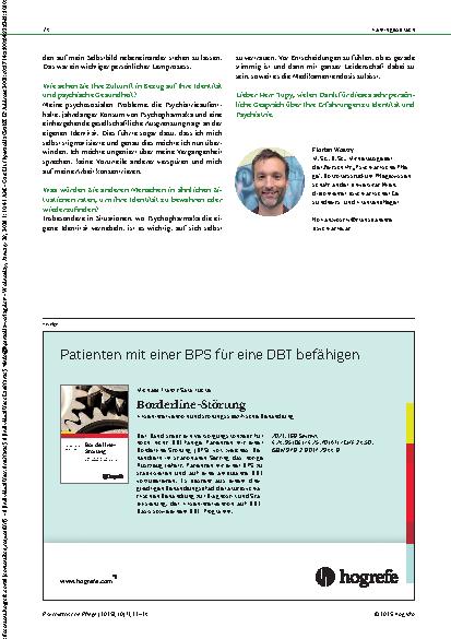 Vorschauseite 3: Identität und Diagnose