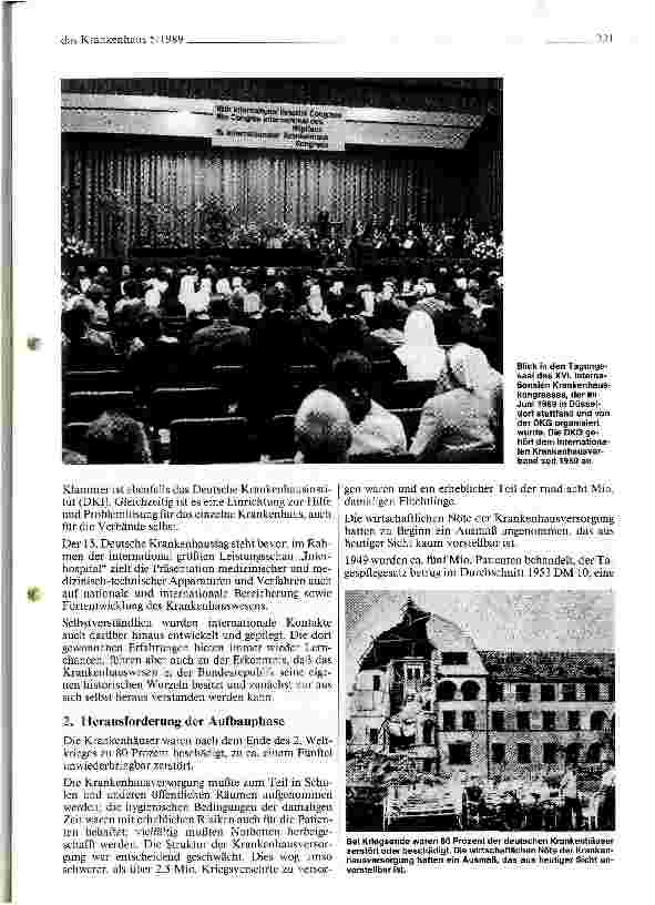 Vorschauseite 6: 40 Jahre Deutsche Krankenhausgesellschaft