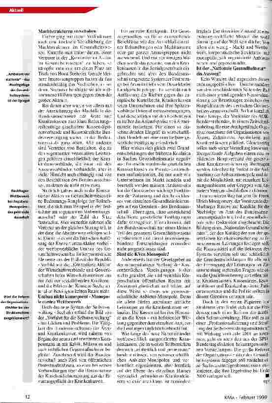 Vorschauseite 3: Neuester Vorschlag: Nationaler Gesundheitsrat als gemeinsames Spitzengremium Quo vadis - Selbstverwaltung im Gesundheitswesen