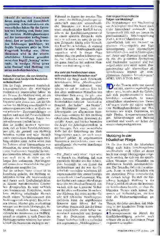 Vorschauseite 4: Definition und prohylaktische Strategien für ein aktuelles Phänomen Mobbing