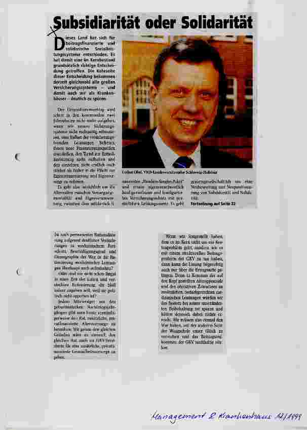 Vorschauseite 1: Subsidiarität oder Solidarität