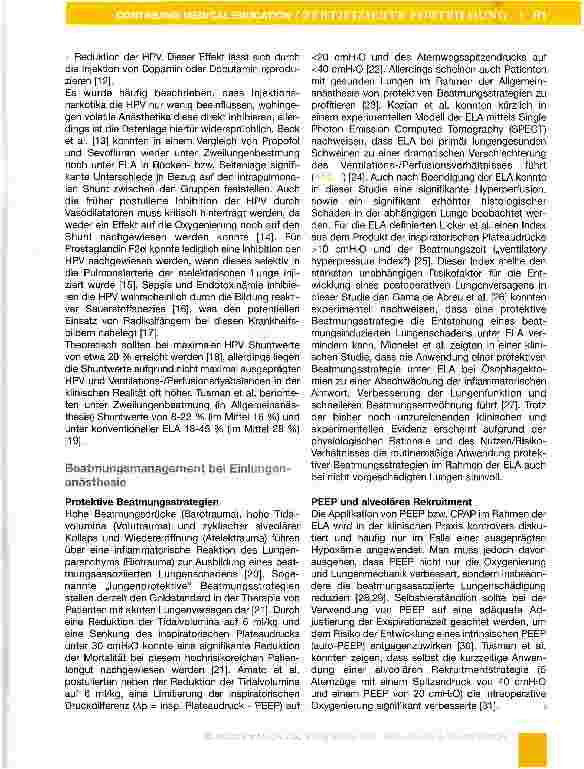 Vorschauseite 5: Anästhesiologisches Management der Einlungenanästhesie