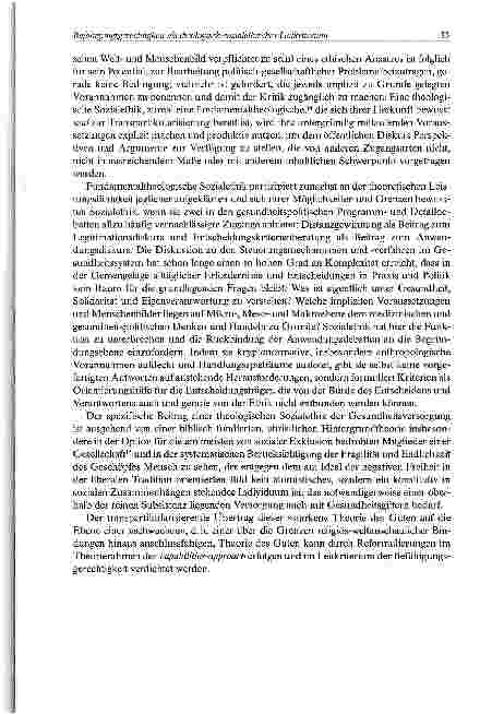Vorschauseite 5: Befähigungsgerechtigkeit als theologisch-sozialethisches Leitkriterium für die Priorisierung knapper Ressourcen im Gesundheitswesen
