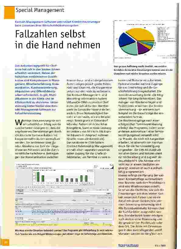 Vorschauseite 1: Fallzahlen selbst in die Hand nehmen