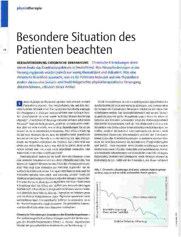 Vorschauseite 1: Besondere Situation des Patienten beachten