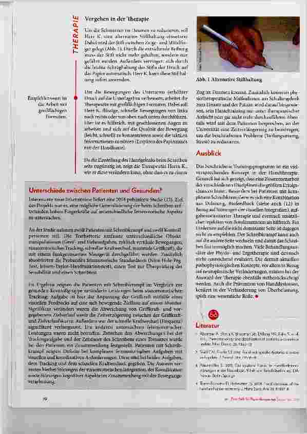 Vorschauseite 3: Der Schreibkrampf ein komplexes Geschehen