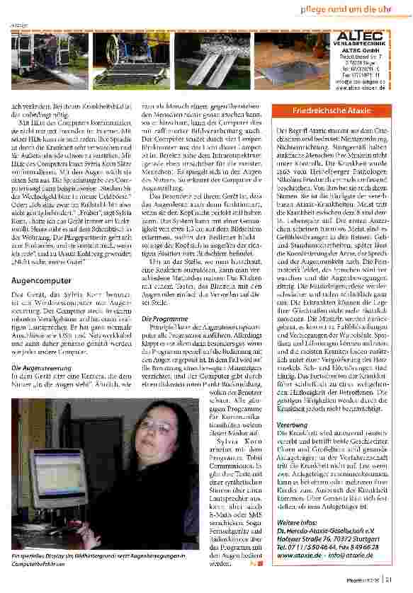 Vorschauseite 2: „Ich bin behindert, aber nicht hilflos!