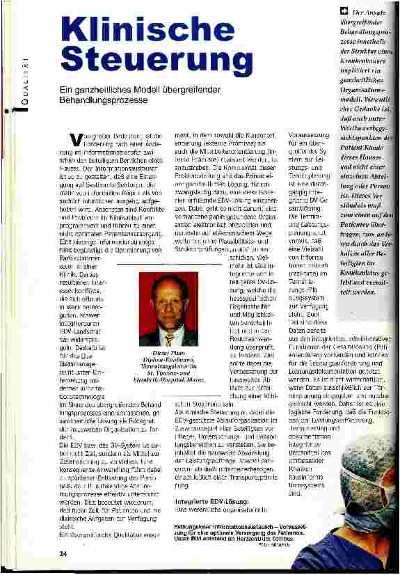 Vorschauseite 1: Ein ganzheitliches Modell übergreifender Behandlungsprozesse