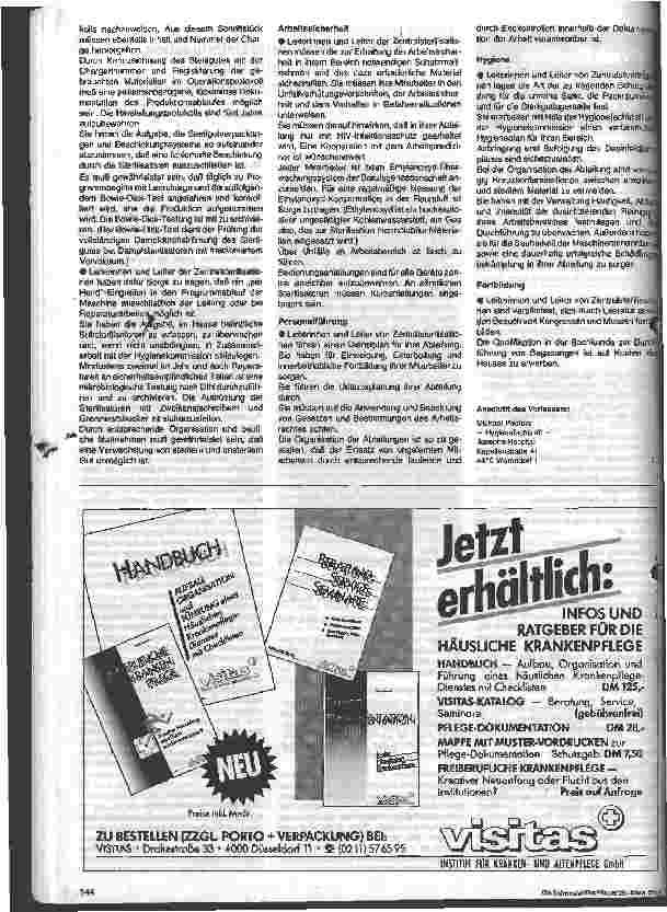 Vorschauseite 2: Leitung einer Zentralsterilisation: Aufgabenkatalog und Qualifikationsanforderungen