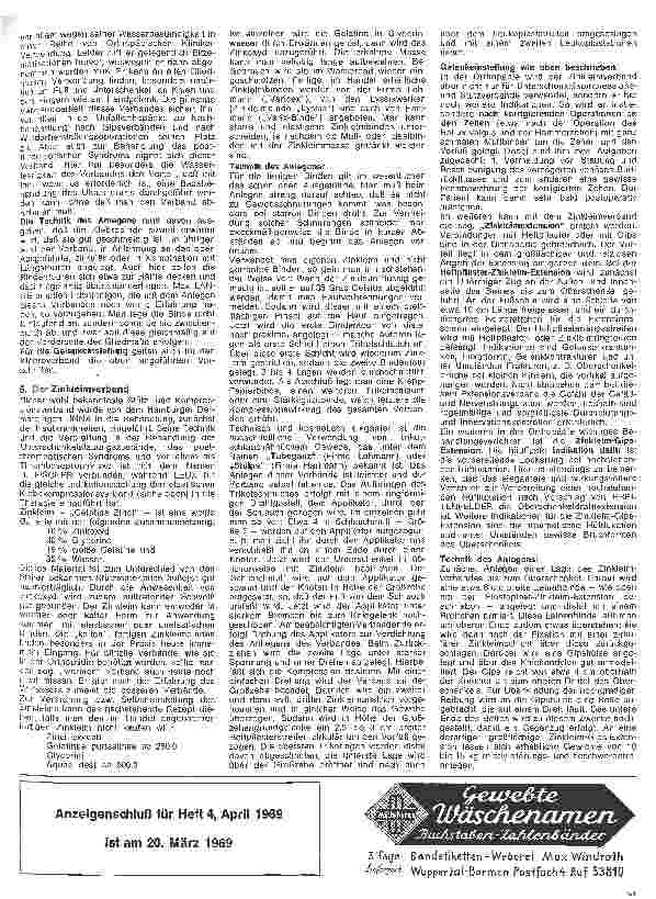 Vorschauseite 2: Die besonderen Aufgaben der Schwester in der Orthopädie 9. Folge: Elastische Verbände: Der arm-Elko, der Klebro-Verband