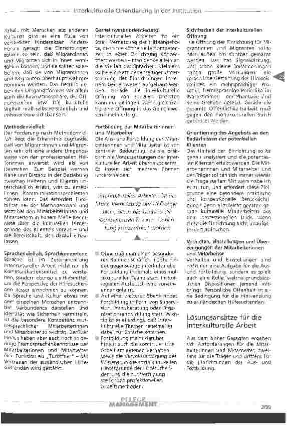 Vorschauseite 3: Interkulturelle Orientierung in der Institution Hindernisse - Anforderungen - Lösungsansätze