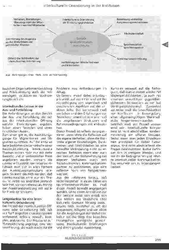 Vorschauseite 5: Interkulturelle Orientierung in der Institution Hindernisse - Anforderungen - Lösungsansätze