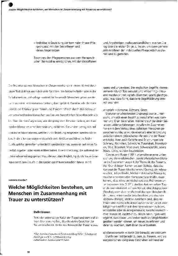 Vorschauseite 2: Leitfaden für die Handhabung der Patientenverfügung und der Pflegeanamnese für die Gestaltung der terminalen Phase