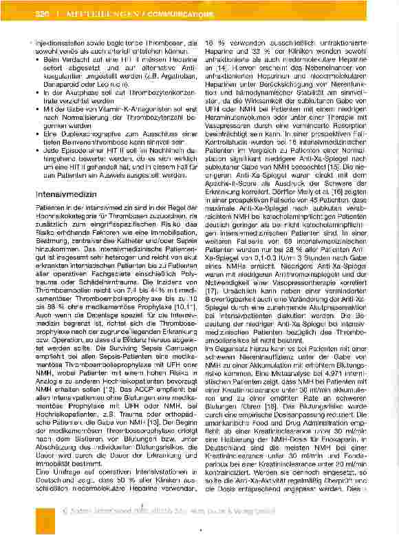 Vorschauseite 4: Die neue S3-Leitlinie zur Thromboembolieprophylaxe -Bedeutung für unser Fachgebiet