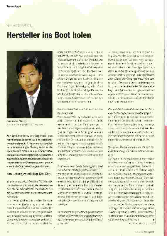 Vorschauseite 1: Hersteller ins Boot holen