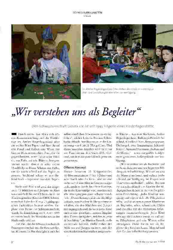Vorschauseite 1: Wir verstehen uns als Begleiter