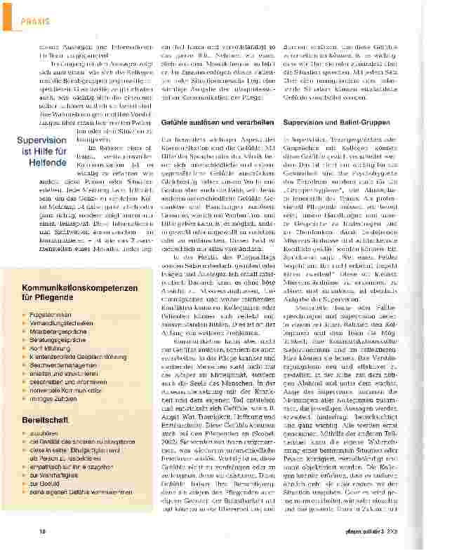 Vorschauseite 3: Intraprofessionelle Kommunikation - Wie kann ich dich verstehen?