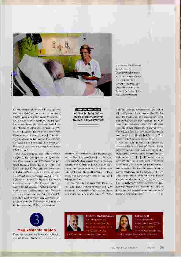 Vorschauseite 2: DELIRIUM in der Langzeitpflege