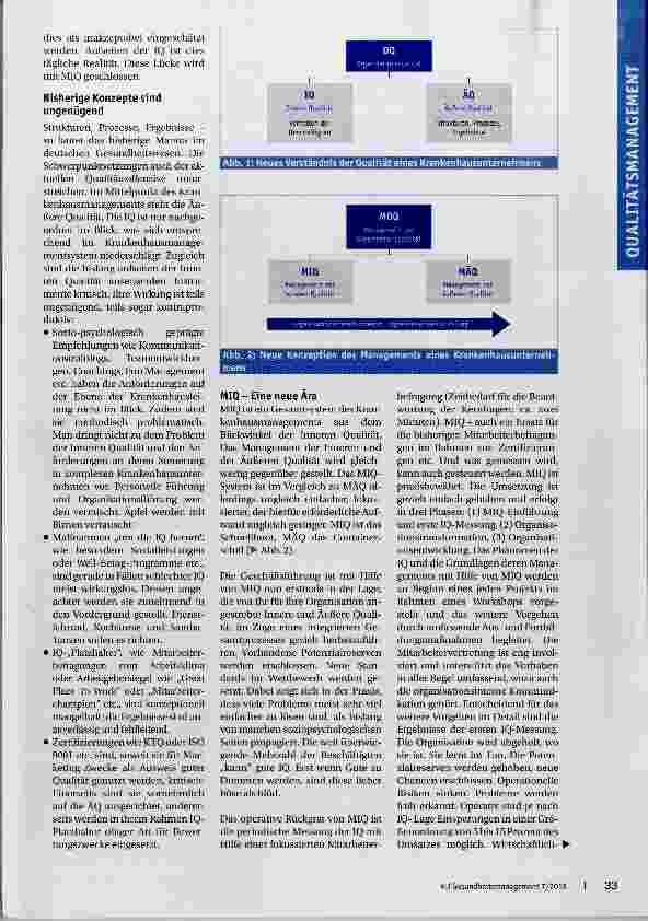 Vorschauseite 2: MIQ- Management Innerer Qualität