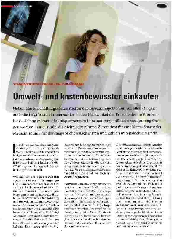 Vorschauseite 1: Umweltund kostenbewusster einkaufen