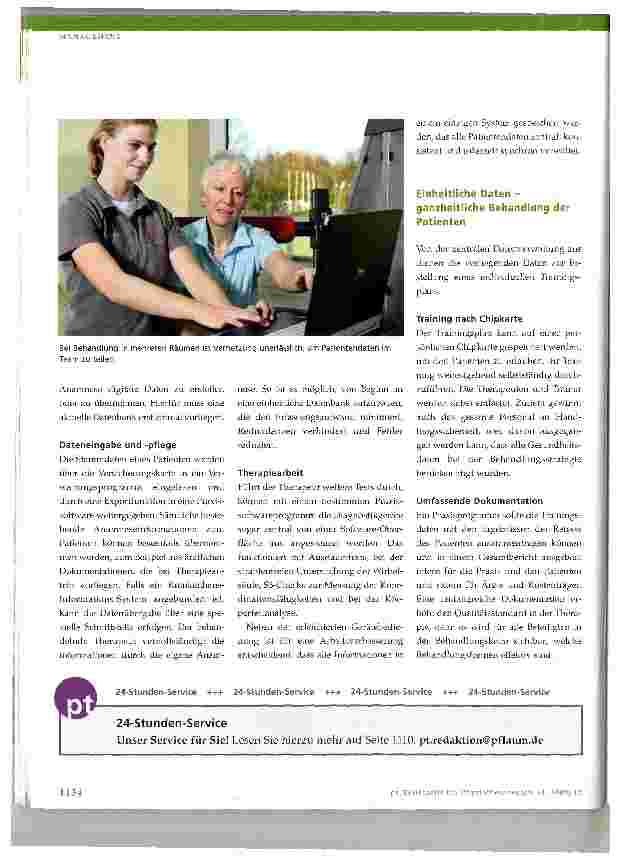 Vorschauseite 2: Behandlungsdaten im Überblick