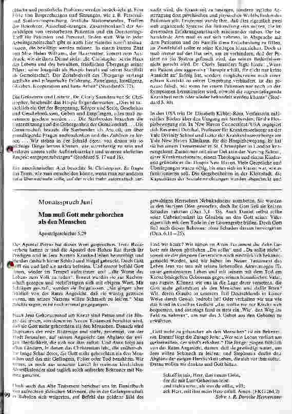 Vorschauseite 2: Die Hospizbewegung Abschlußarbeit des Fachstudienjahres in der Stationsführung