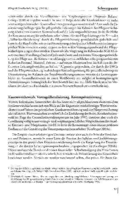 Vorschauseite 4: „Das sind bloß manchmal die fünf Minuten, die fehlen. Pflege zwischen Kostendruck, Gewinninteressen und Qualitätsstandards