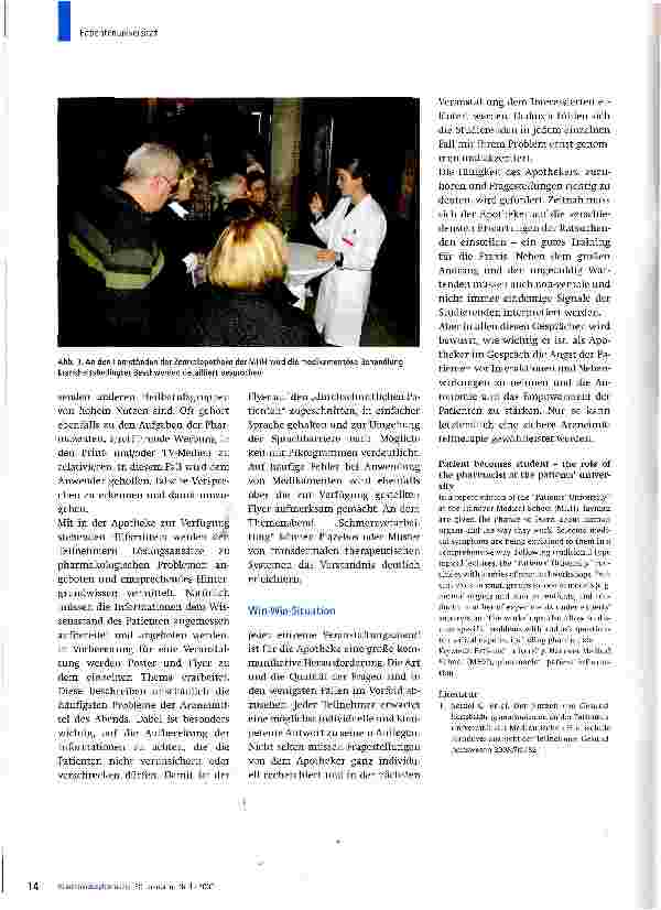 Vorschauseite 4: Der Patient als Student