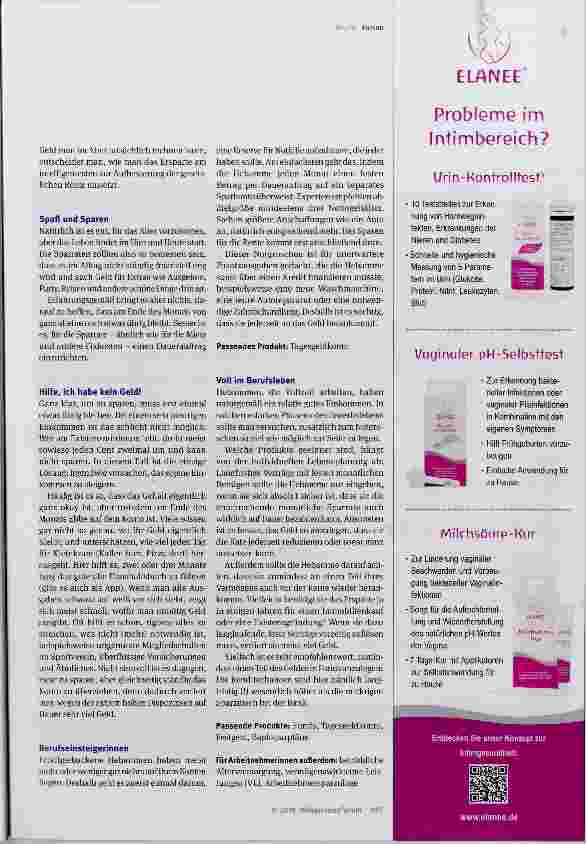 Vorschauseite 2: Rechtsforum Sparen für später