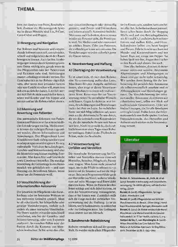 Vorschauseite 3: Pflegeroboter aus ethischer Sicht