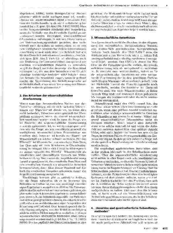 Vorschauseite 3: Rechtsfehler bei der Versagung von Beihilfen zu Arzneimitteln