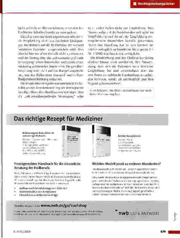 Vorschauseite 3: Sektorenübergreifender Versorgungsvertrag zwischen einem Krankenhaus und niedergelassenen Ärzten