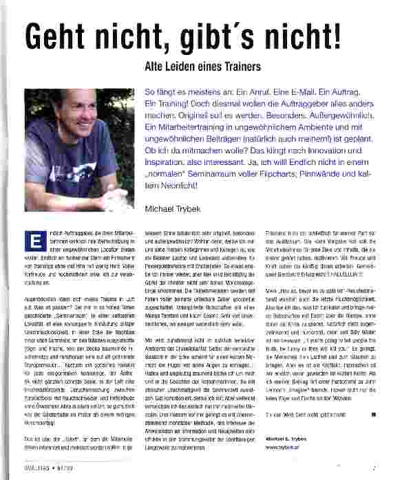 Vorschauseite 1: Geht nicht, gibt es nicht!