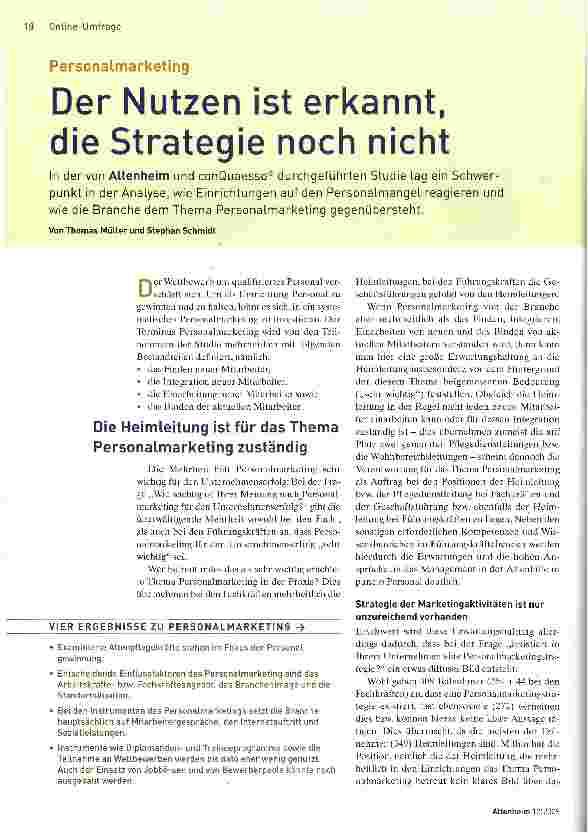 Vorschauseite 1: Der Nutzen ist erkannt, die Strategie noch nicht