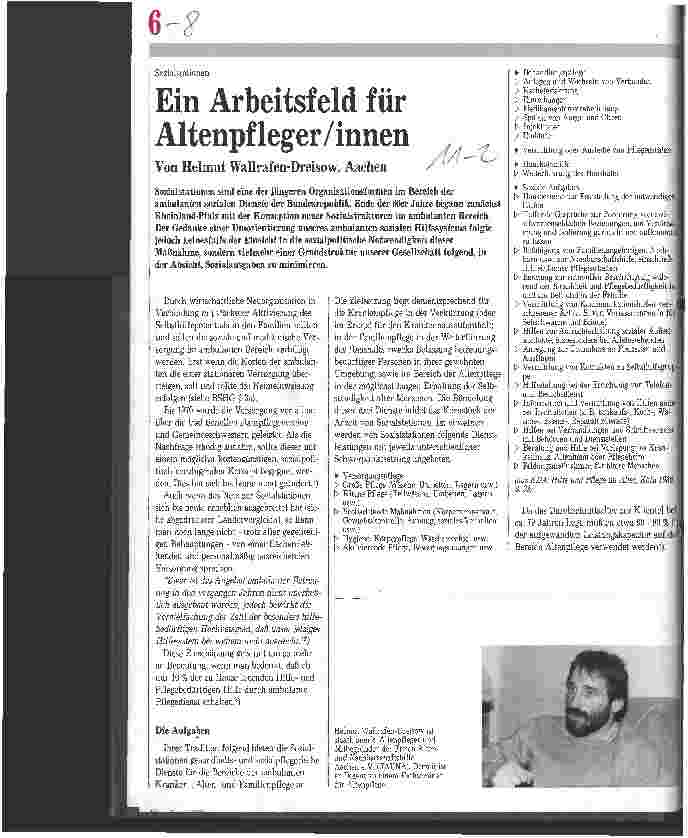 Vorschauseite 1: Ein Arbeitsfeld für Altenpfleger/innen