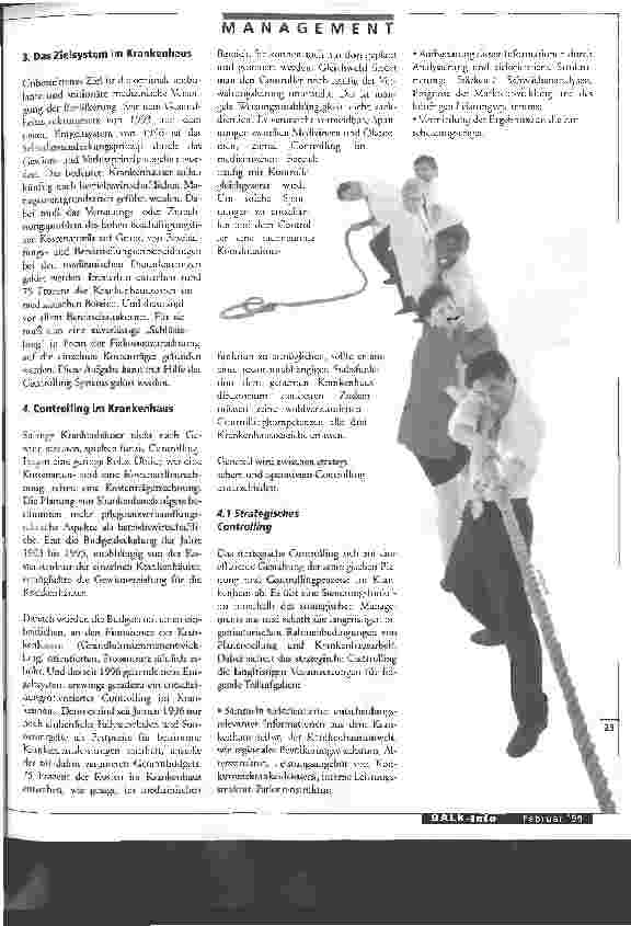 Vorschauseite 2: Lean-Management oder Krankenhaus-Controlling? Zur Notwendigkeit moderner Führungsunterstützungssysteme im Krankenhaus 1. Teil