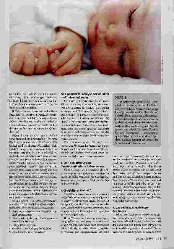 Vorschauseite 2: Unterstützung des Babyschlafes bei regulationsschwierigen Säuglingen