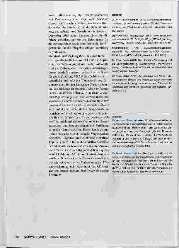Vorschauseite 4: Gesellschaftliche Transformationen und notwendige Systemanpassungen in der Altenhilfe
