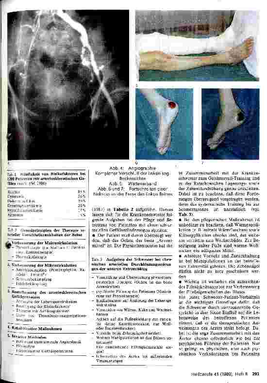 Vorschauseite 2: Pflege und Betreuung von Patienten mit arteriellen Gefäßstenosen und -verschlüssen der unteren Extremitäten