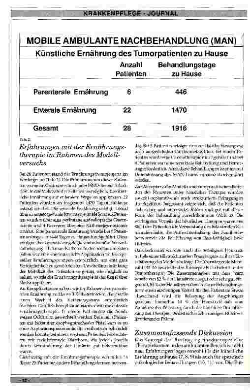 Vorschauseite 3: Künstliche Ernährung des Tumorpatienten zu Hause