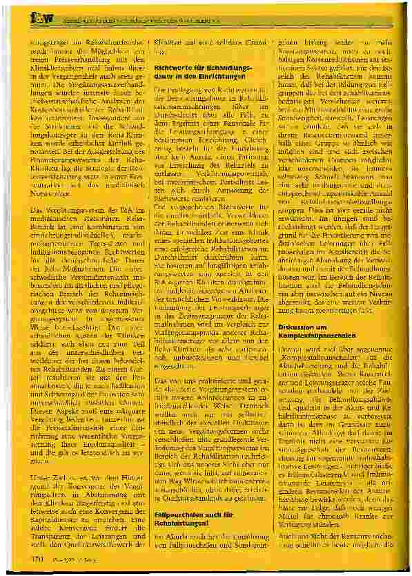 Vorschauseite 6: Seminartag für Akutkrankenanstalten und für Vorsorgeund Rehakliniken 1999