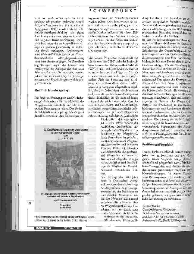 Vorschauseite 3: Europa zwingt zum Vergleich