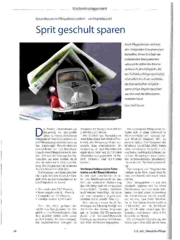 Vorschauseite 1: Sprit geschult sparen