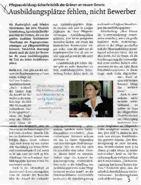 Vorschauseite 1: Ausbildungsplätze fehlen, nicht Bewerber