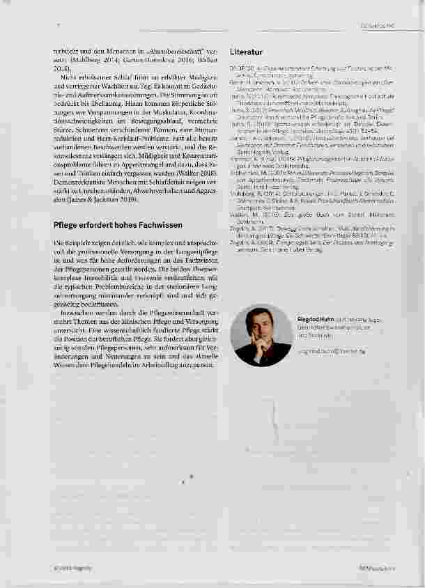 Vorschauseite 4: Stationäre Langzeitpflege: Die Fachlichkeit steht im Fokus