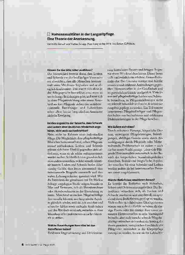 Vorschauseite 3: ES BESTEHT DAS BEDÜRFNIS NACH SICHERHEIT, SCHUTZ UND DISKRIMINIERUNGSFREIHEIT