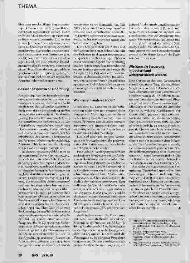 Vorschauseite 4: Biosimilars-Chancen und Grenzen der Substitution