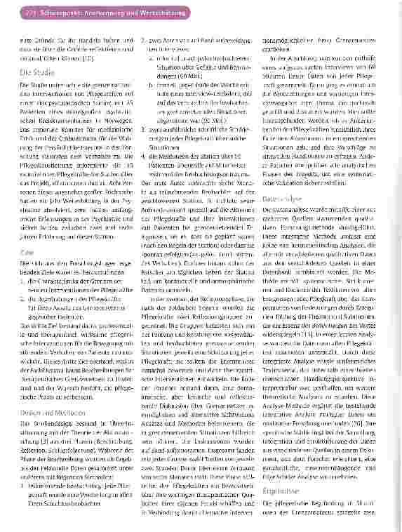 Vorschauseite 3: Korrigieren und Anerkennen: zwei simultan auftretende und sich widersprechende Sichtweisen des Grenzensetzens in der psychiatrischen Pflege