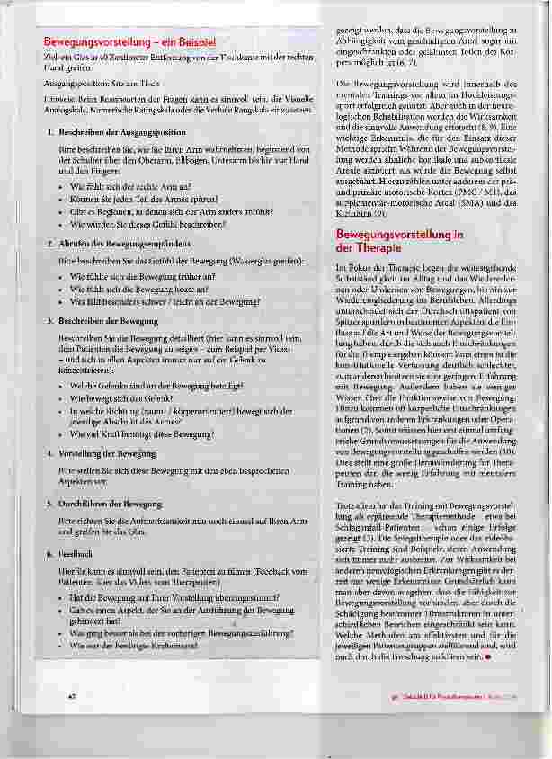 Vorschauseite 2: Bewegungsvorstellung in der Neurologie