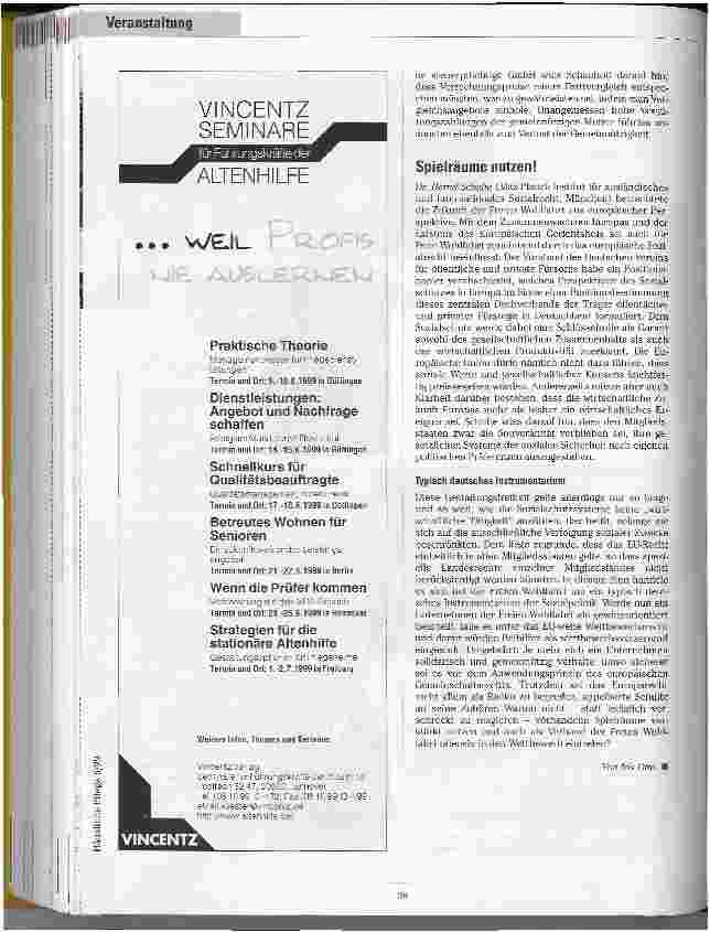 Vorschauseite 4: Pilot-Projekte